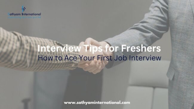 Interview Tips for Freshers How to Ace Your First Job Interview
